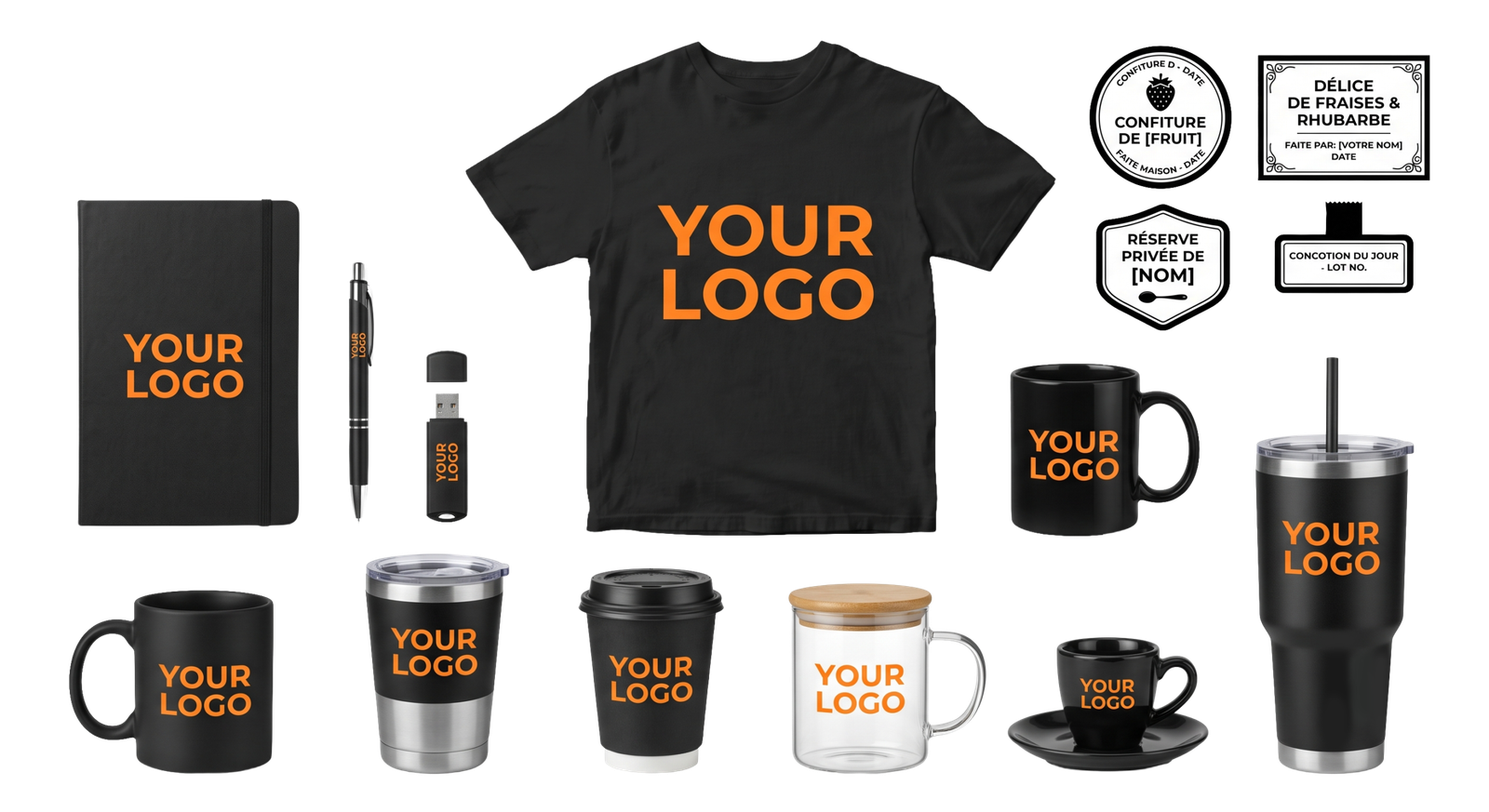 Tout type de tasse, mug, gobelet et autres