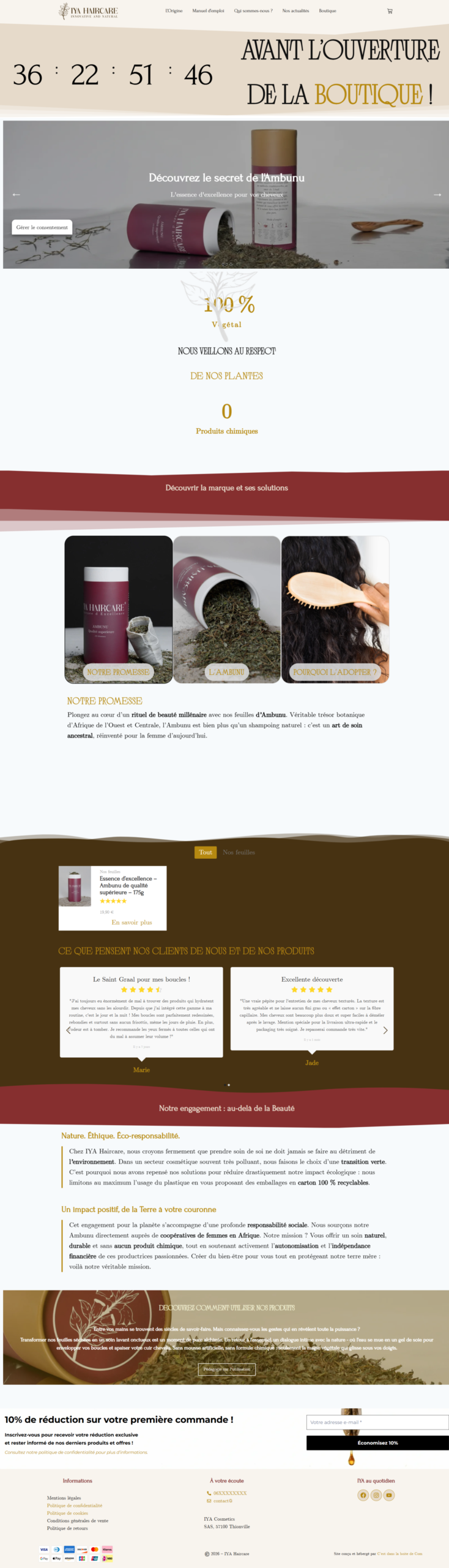 Site e commerce produits capillaires scaled